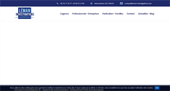 Desktop Screenshot of leman-investigations.com