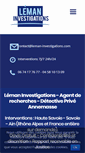 Mobile Screenshot of leman-investigations.com
