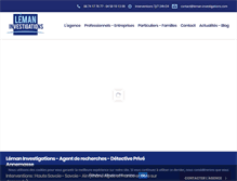 Tablet Screenshot of leman-investigations.com